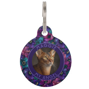 Placa Para Mascotas Anémonas de regalo de perro únicas