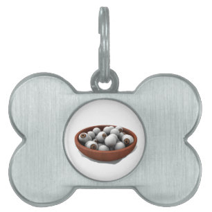 Placa Para Mascotas anteojos de halloween