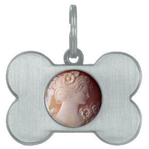 Placa Para Mascotas Antiguo Cameo