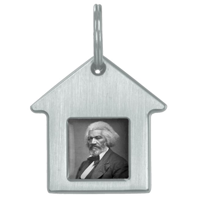 Placa Para Mascotas Antiguo Fr3d3rick Bailey Douglas Héroe Africano Am (Frente)