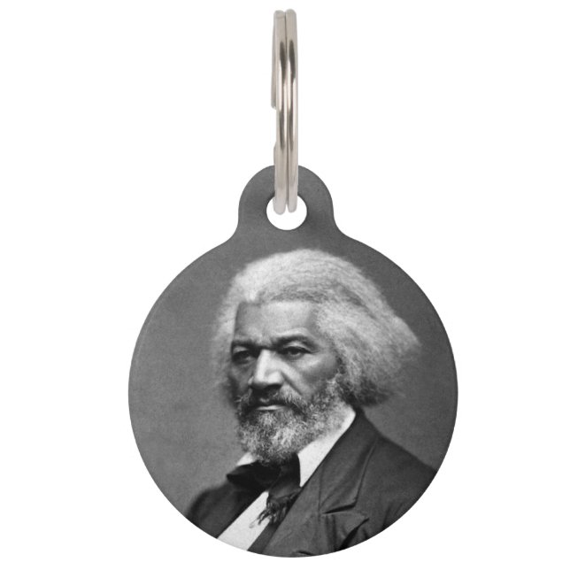 Placa Para Mascotas Antiguo Fr3d3rick Bailey Douglas Héroe Africano Am (Anverso)