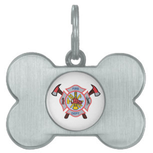 PLACA PARA MASCOTAS APPLIQUE DE LA CRUZ MALTESA