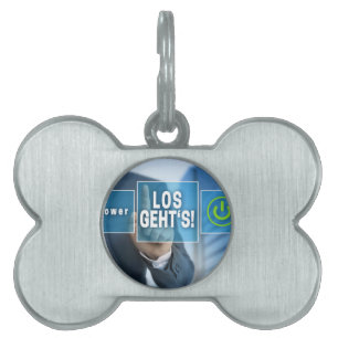 Placa Para Mascotas Aquí vamos (alemán los gehts) concepto de pantalla