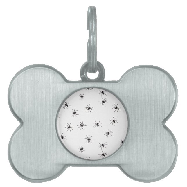 Placa Para Mascotas Arañas (Frente)