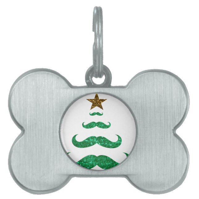 Placa Para Mascotas árbol de navidad (Frente)