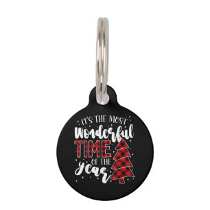 Placa Para Mascotas Árboles de Navidad es el momento más maravilloso d
