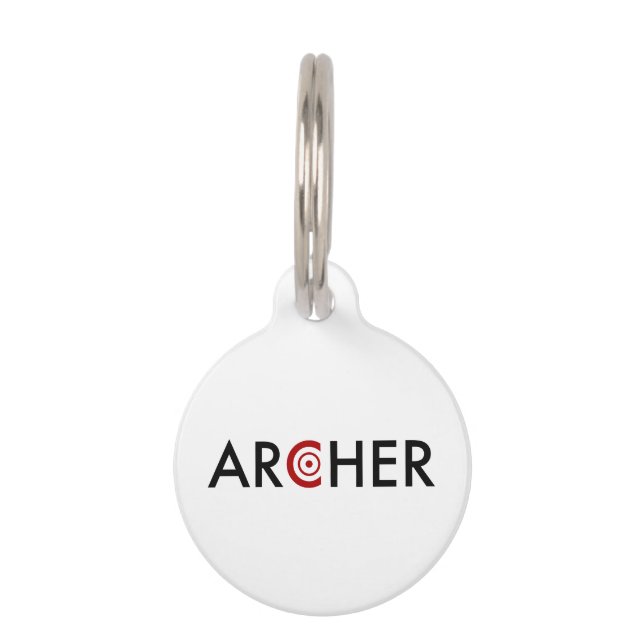 Placa Para Mascotas Archer (Anverso)