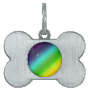 Placa Para Mascotas arco iris
