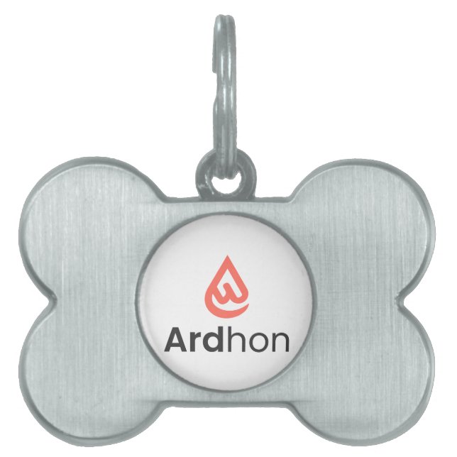 Placa Para Mascotas Ardhon - lleva tu estilo, a tu manera (Frente)