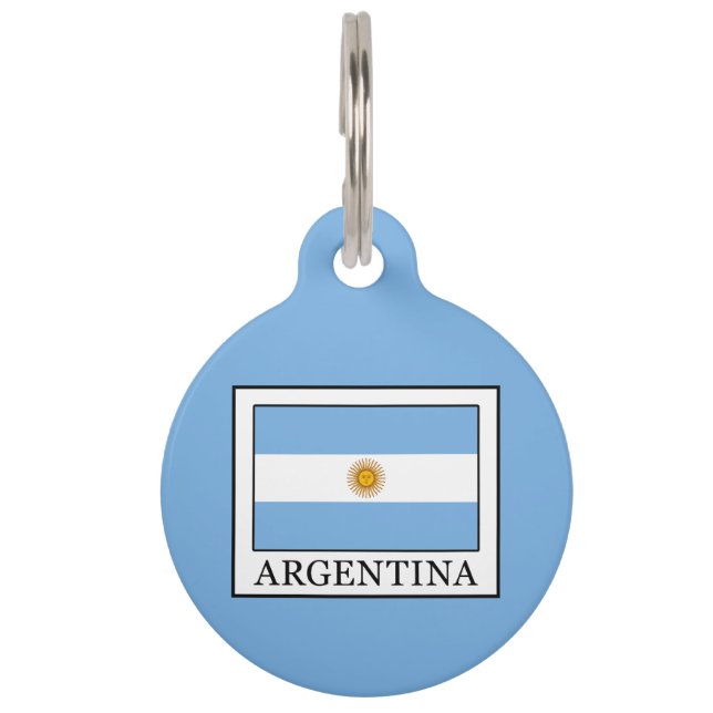 Placa Para Mascotas Argentina (Anverso)