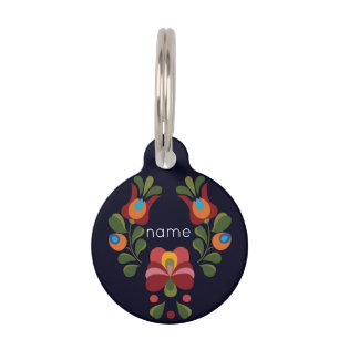 Placa Para Mascotas Arreglo de flores Matyo