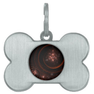 Placa Para Mascotas Arte abstracto de Starlight