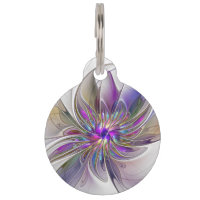 Arte abstracto fractal de flor energético y colori