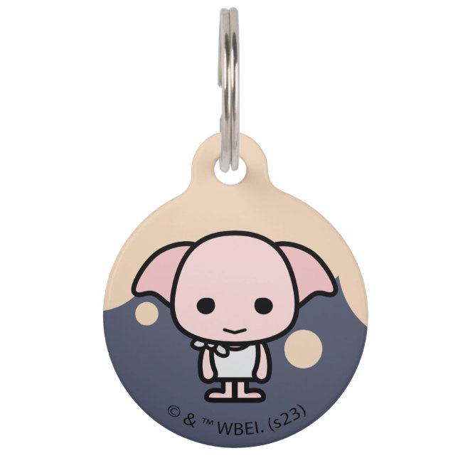 Placa Para Mascotas Arte de caricatura Dobby (Anverso)