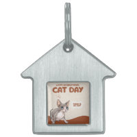 Arte de celebración del día internacional del gato