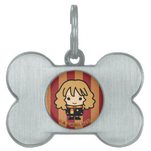 Placa Para Mascotas Arte de personaje de dibujos animados de Hermione 