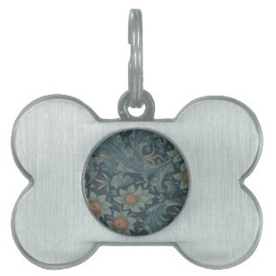Placa Para Mascotas Arte del patrón de William Morris Orchard