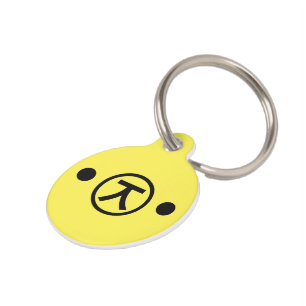 Placa Para Mascotas Arte japonés del texto del Emoticon de Kaomoji del