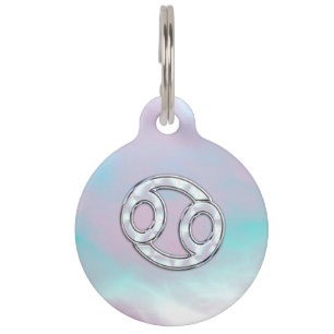 Placa Para Mascotas Astrología del símbolo del cáncer de la madre del 