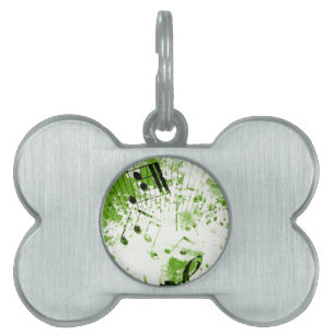 Placa Para Mascotas Atmósfera Musical 7