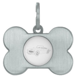 Placa Para Mascotas Austin Healey 1960