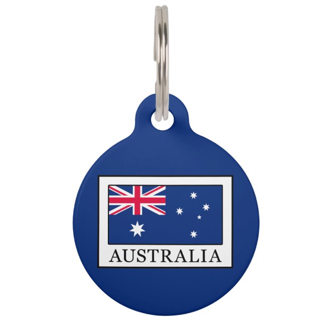 Placa Para Mascotas Australia (Anverso)