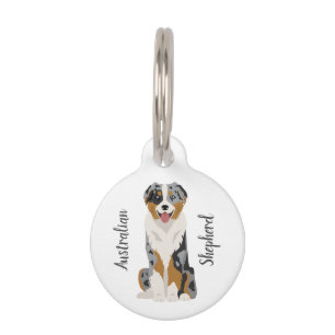 Placa Para Mascotas Australiano