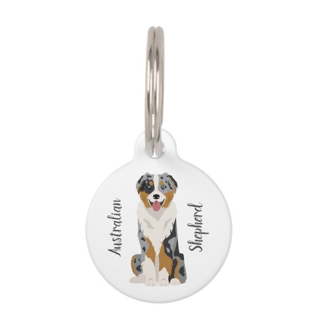 Placa Para Mascotas Australiano (Anverso)