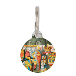Placa Para Mascotas Aventuras de Alicia en el País de las Maravillas R