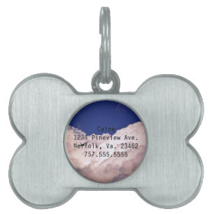 Placa Para Mascotas Avión de transporte militar por Shirley Taylor