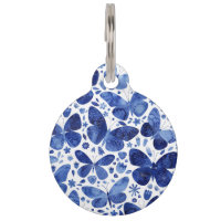 Azul de agua de mariposas