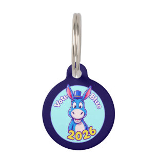 Placa Para Mascotas azul en 2026