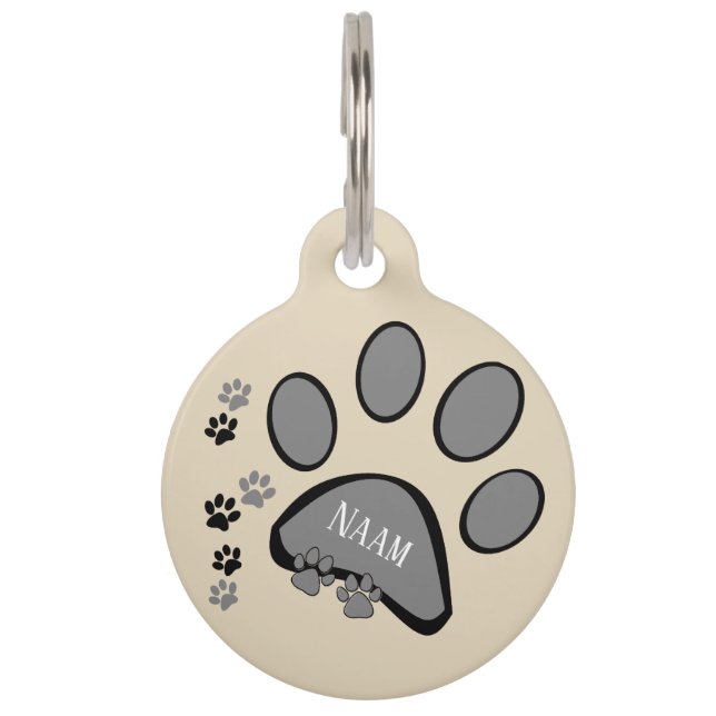 Placa Para Mascotas Baasje kwijt (Anverso)