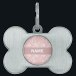Placa Para Mascotas Baby Pink Paisley<br><div class="desc">¡Te encantará este diseño de diseño de diseño de diseño lindo,  moda,  Baby Pink Paisley! Lo invitamos a nuestra tienda,  Baby Shower Boutique,  para ver este diseño genial de chicas en muchos más productos de personalizable,  incluyendo invitaciones modernas de Baby Shower y regalos para bebés y chicas! Gracias!</div>