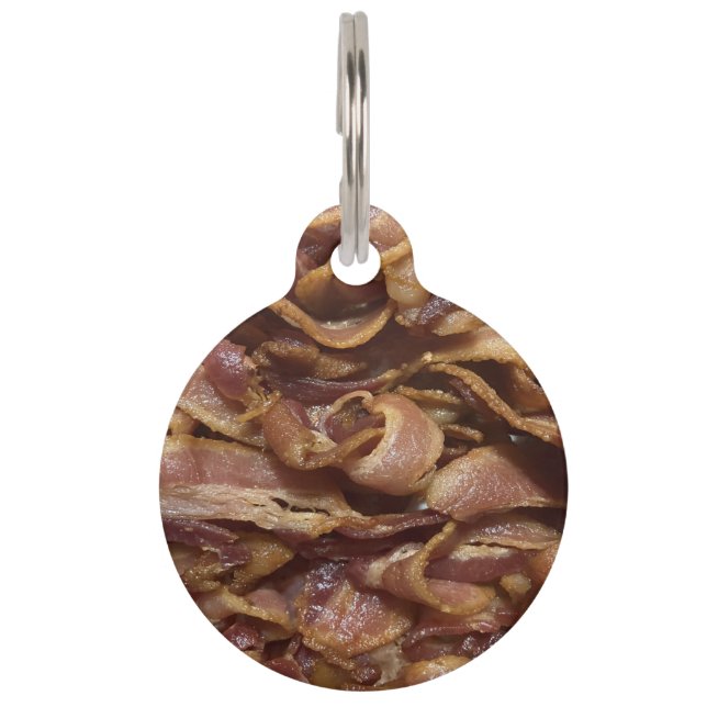 Placa Para Mascotas Bacon (Anverso)