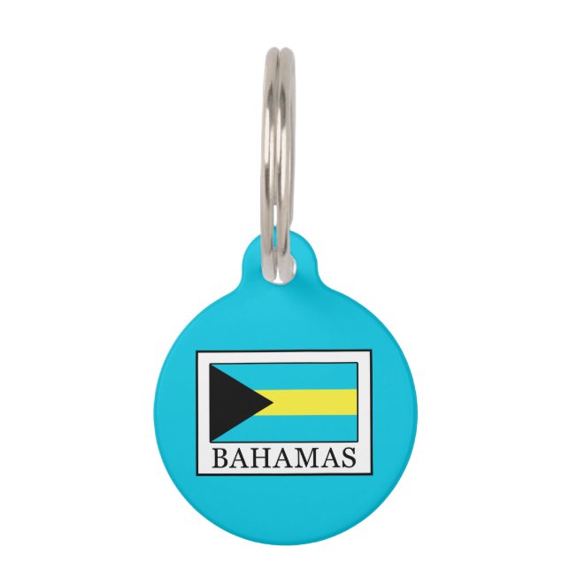 Placa Para Mascotas Bahamas (Anverso)