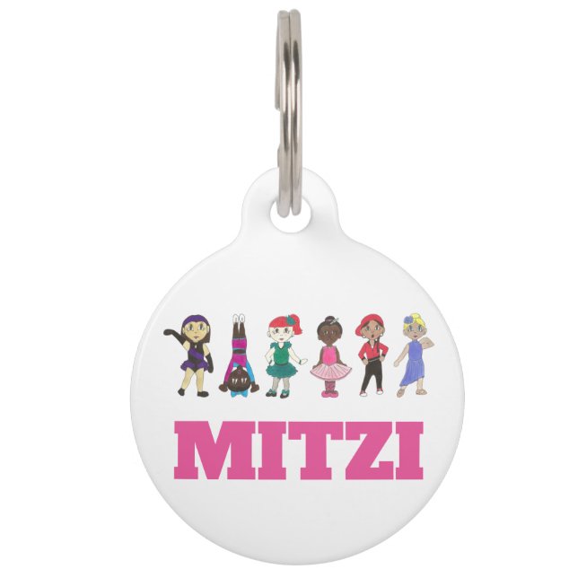 Placa Para Mascotas Ballet Tap Jazz Acro Hip Hop Lyrical Dance Teacher (Anverso)