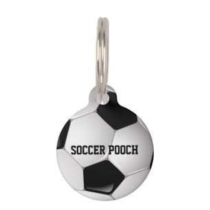 Placa Para Mascotas Balón de fútbol adaptable del fútbol