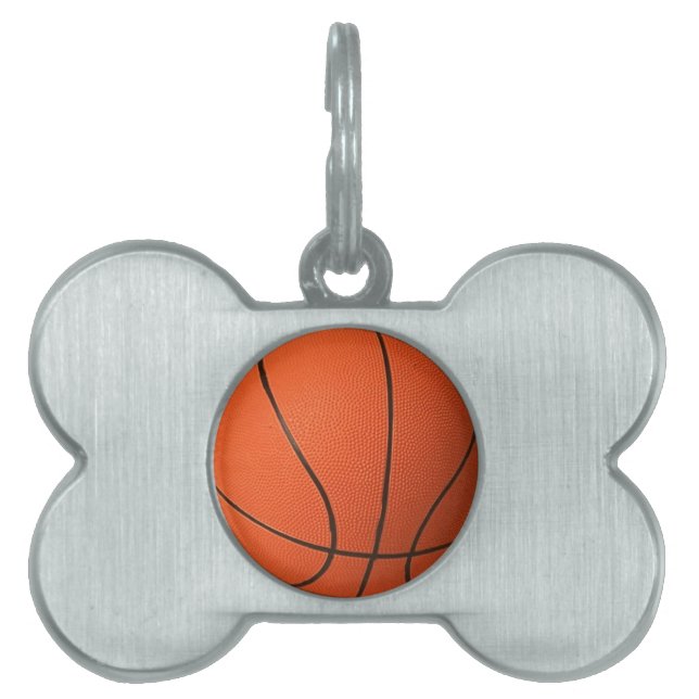 Placa Para Mascotas Baloncesto (Frente)