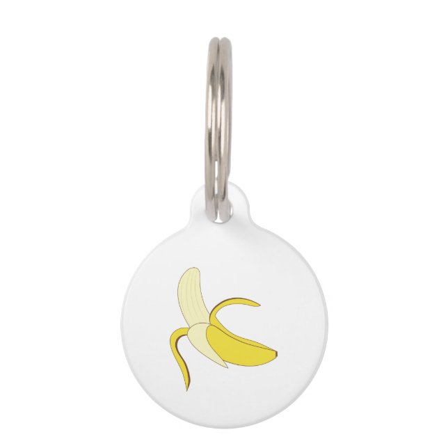 Placa Para Mascotas Banana (Anverso)
