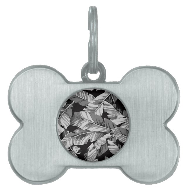 Placa Para Mascotas Banana deja 3 (Frente)