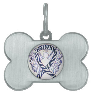 Placa Para Mascotas Banda de zebra de sensibilización Cinta de segurid