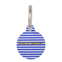 Bandas geométricas azules de moda