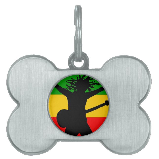 Placa Para Mascotas Bandera (Frente)