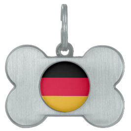 Placa Para Mascotas Bandera alemana