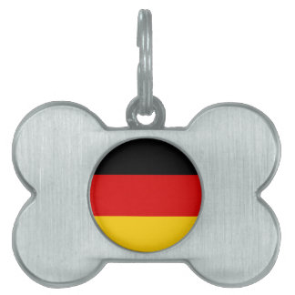 Placa Para Mascotas Bandera de Alemania