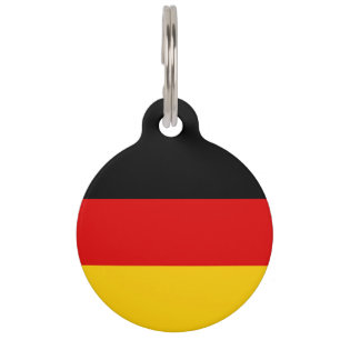 Placa Para Mascotas Bandera de Alemania