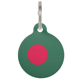 Placa Para Mascotas Bandera de Bangladesh