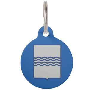 Placa Para Mascotas bandera de Basilicata (Región de Italia)