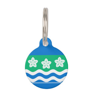 Placa Para Mascotas Bandera de Cumberland Pet ID Tag